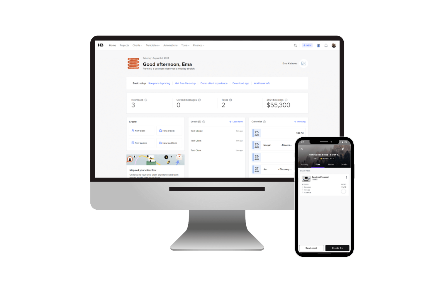 screenshot - HoneyBook Review: Pros, Cons, Features &amp; Pricing