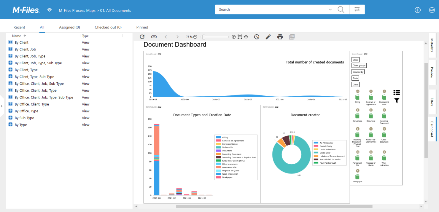 screenshot - M-Files Review: Pros, Cons, Features, and Pricing