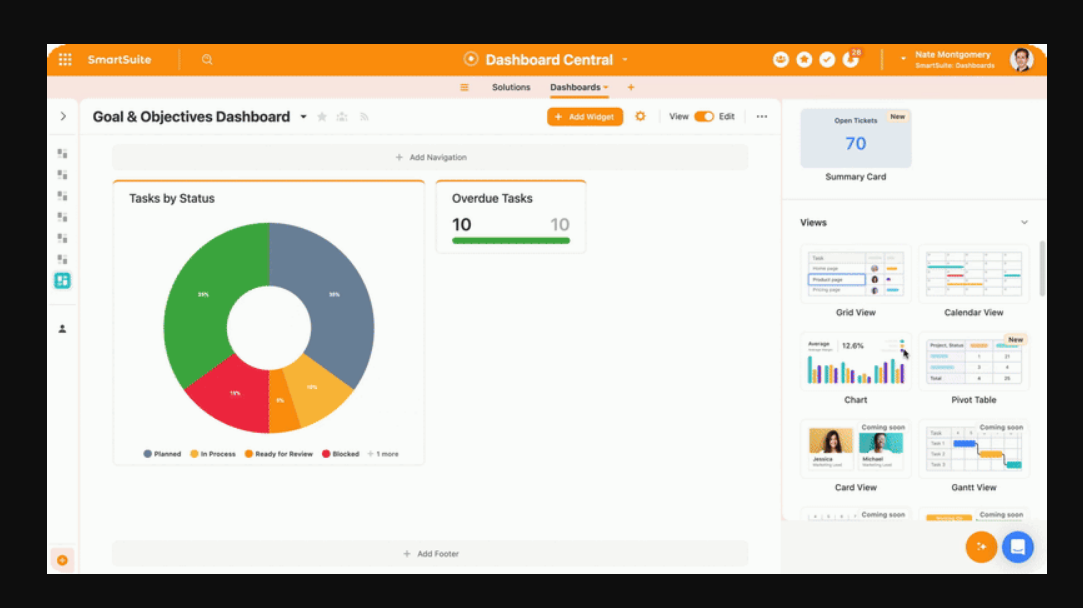 screenshot - SmartSuite Review: Pros, Cons, Features, and Pricing