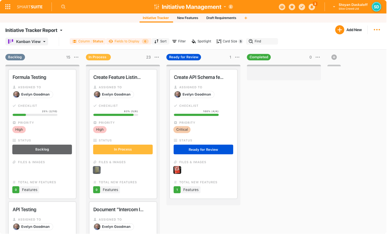 screenshot - SmartSuite Review: Pros, Cons, Features, and Pricing