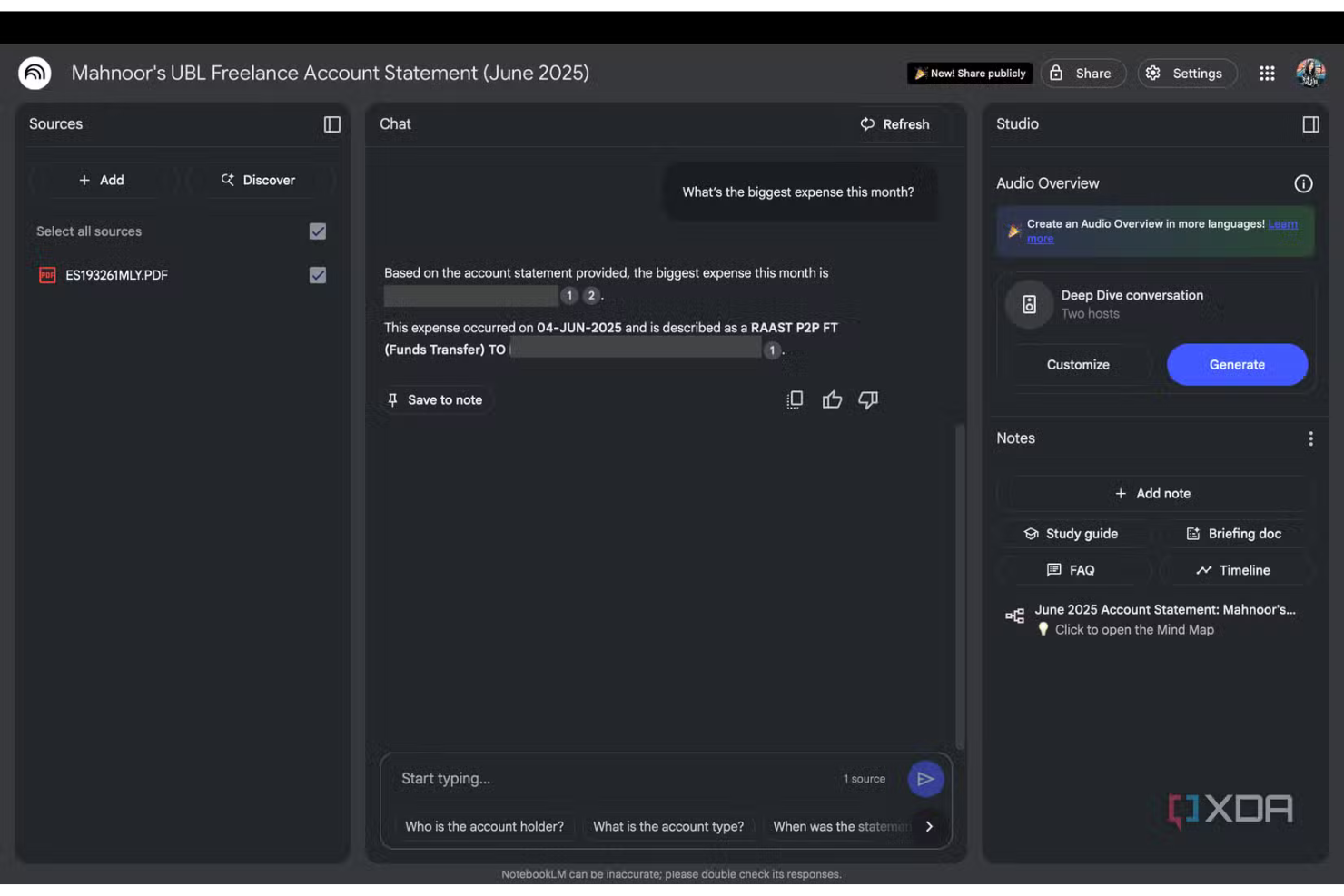 screenshot - NotebookLM Review: Pros, Cons, Features, and Pricing