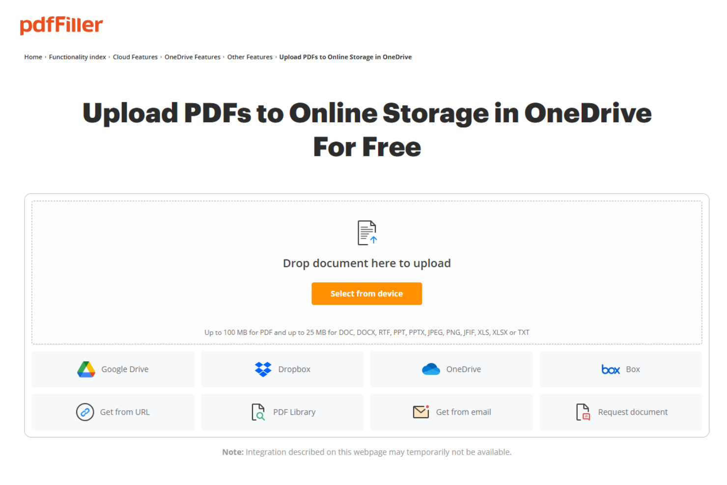 screenshot - pdfFiller Review: Pros, Cons, Features, and Pricing