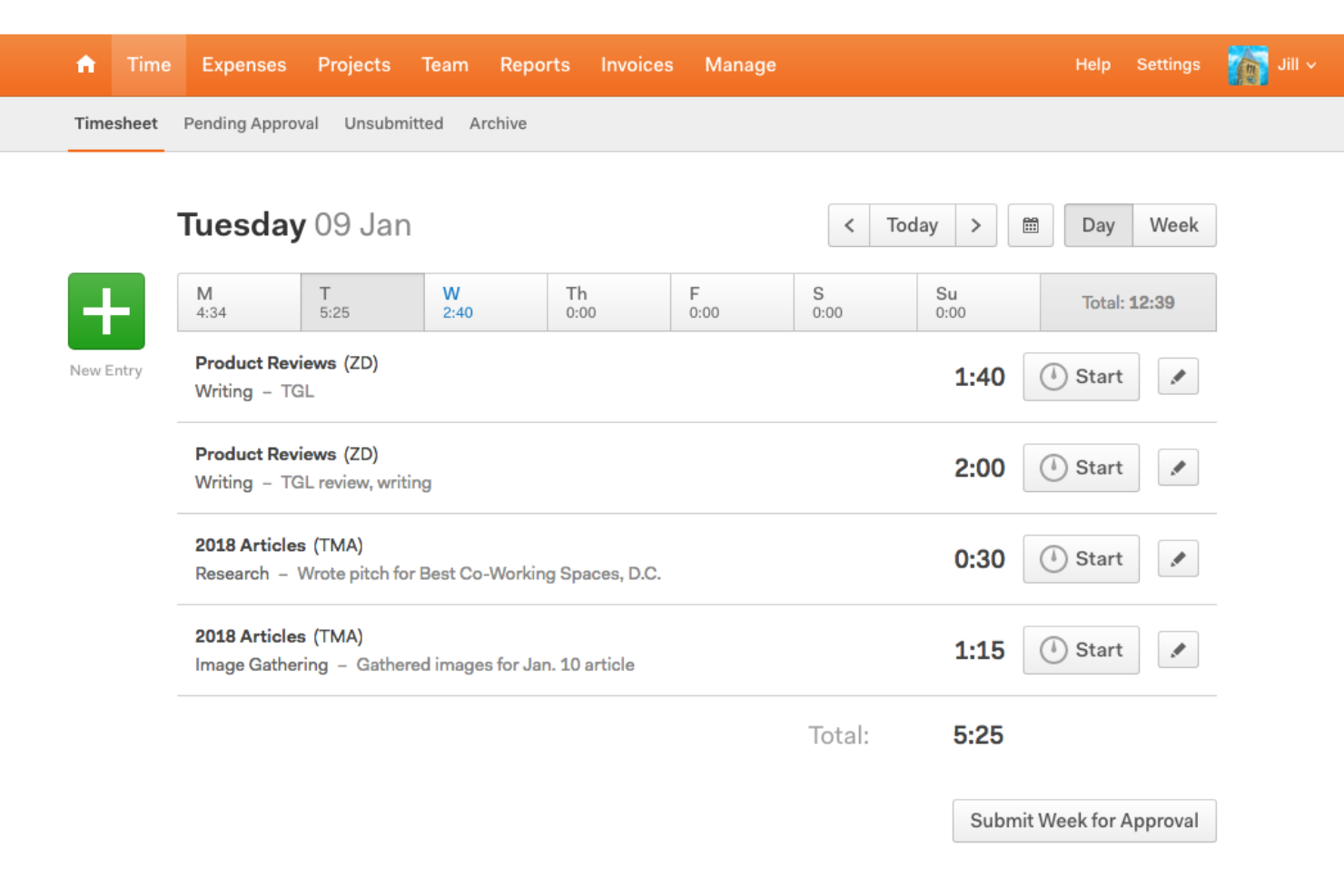 screenshot - Harvest Review: Pros, Cons, Features and Pricing
