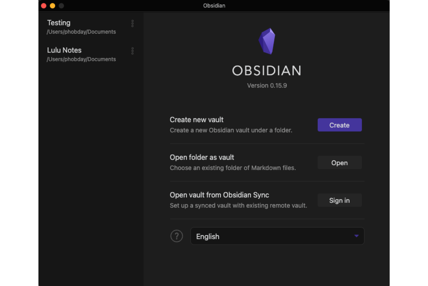 screenshot - Obsidian Review: Pros, Cons, Features and Pricing