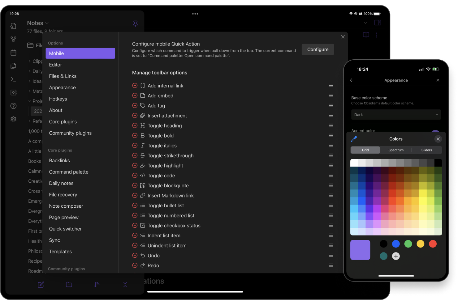 screenshot - Obsidian Review: Pros, Cons, Features and Pricing
