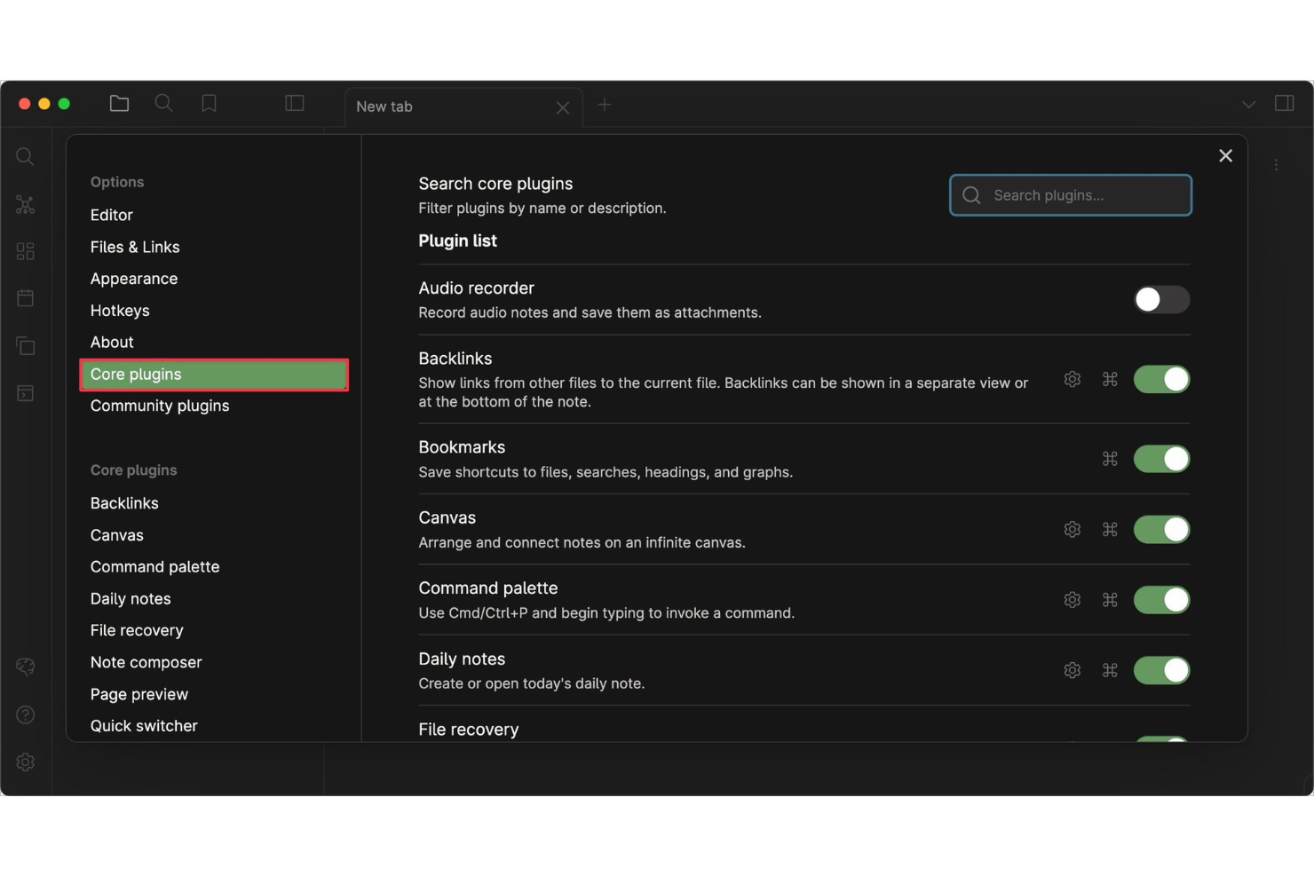 screenshot - Obsidian Review: Pros, Cons, Features and Pricing