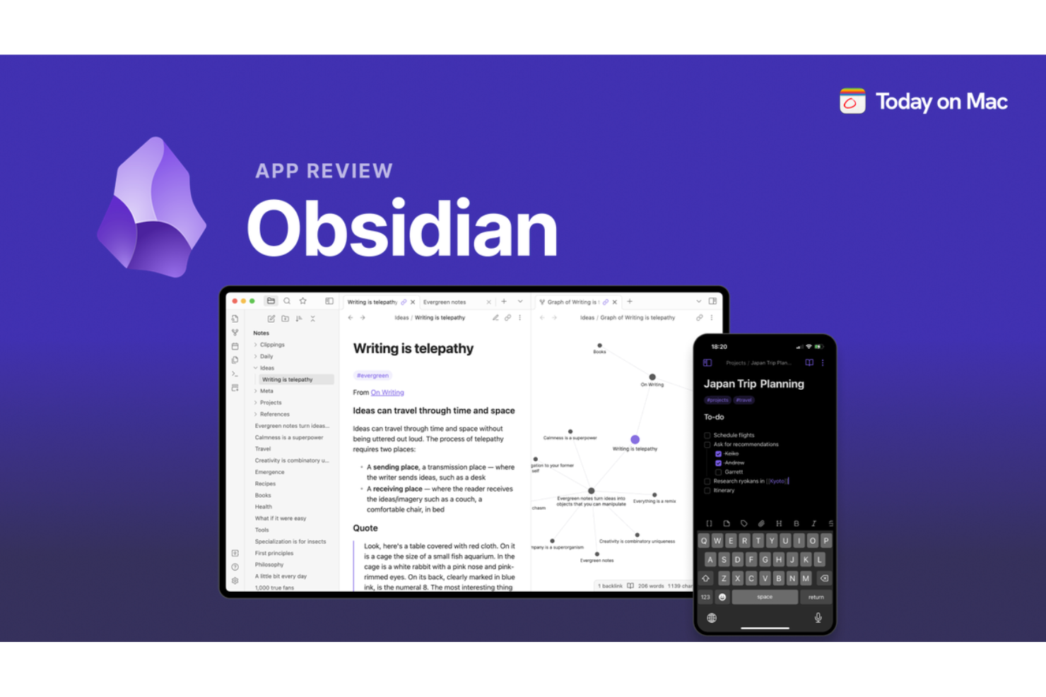 screenshot - Obsidian Review: Pros, Cons, Features and Pricing
