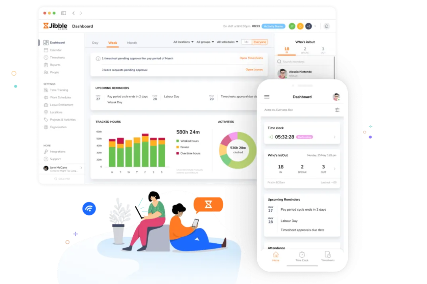 screenshot - Jibble Review: Pros, Cons, Features and Pricing