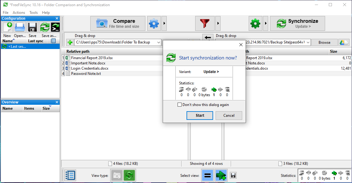 screenshot - FreeFileSync Review: Pros, Cons, Features, and Pricing Explained