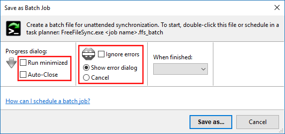 screenshot - FreeFileSync Review: Pros, Cons, Features, and Pricing Explained
