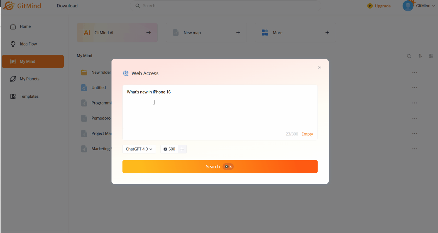 screenshot - GitMind Review: Pros, Cons, Features, and Pricing Explained