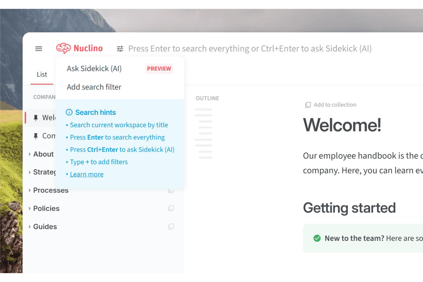 screenshot - Nuclino Review: Pros, Cons, Key Features and Updated Pricing in 2026