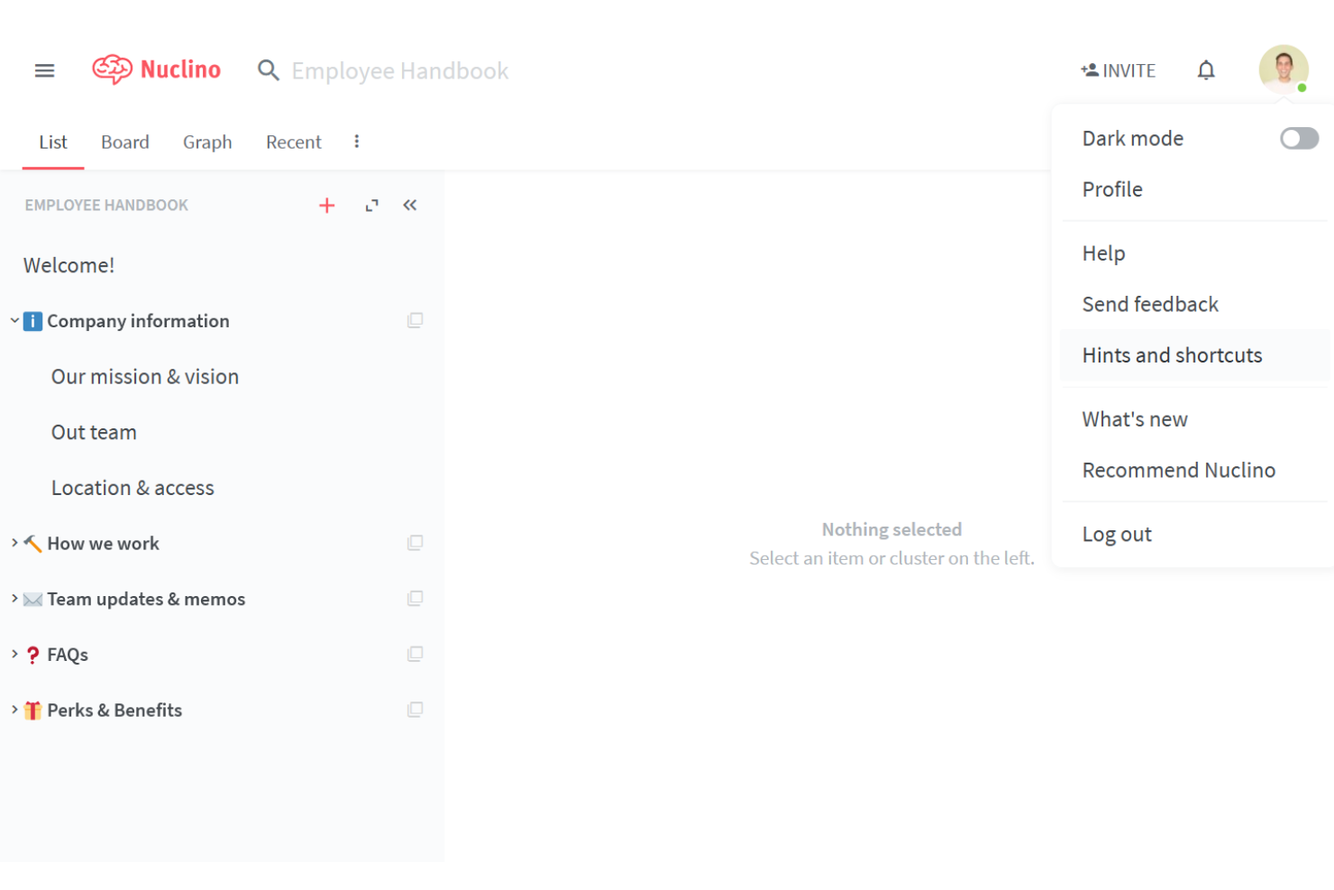 screenshot - Nuclino Review: Pros, Cons, Key Features and Updated Pricing in 2026