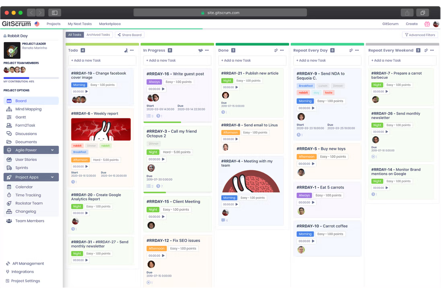 screenshot - GitScrum Review: Pros, Cons, Features, and Pricing Explained