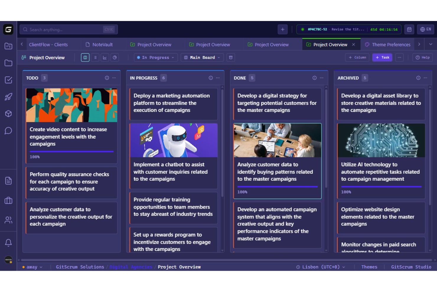 screenshot - GitScrum Review: Pros, Cons, Features, and Pricing Explained