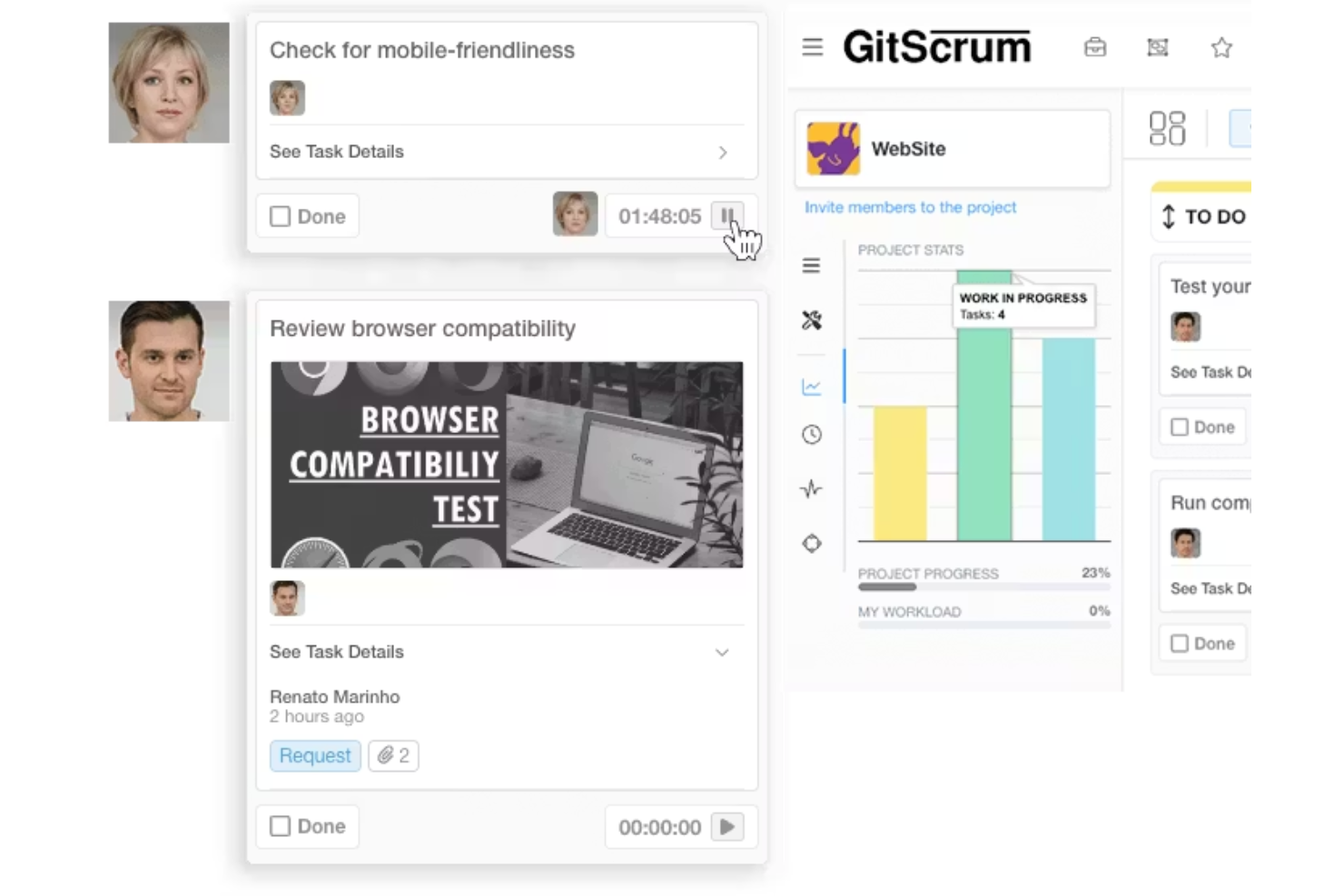 screenshot - GitScrum Review: Pros, Cons, Features, and Pricing Explained