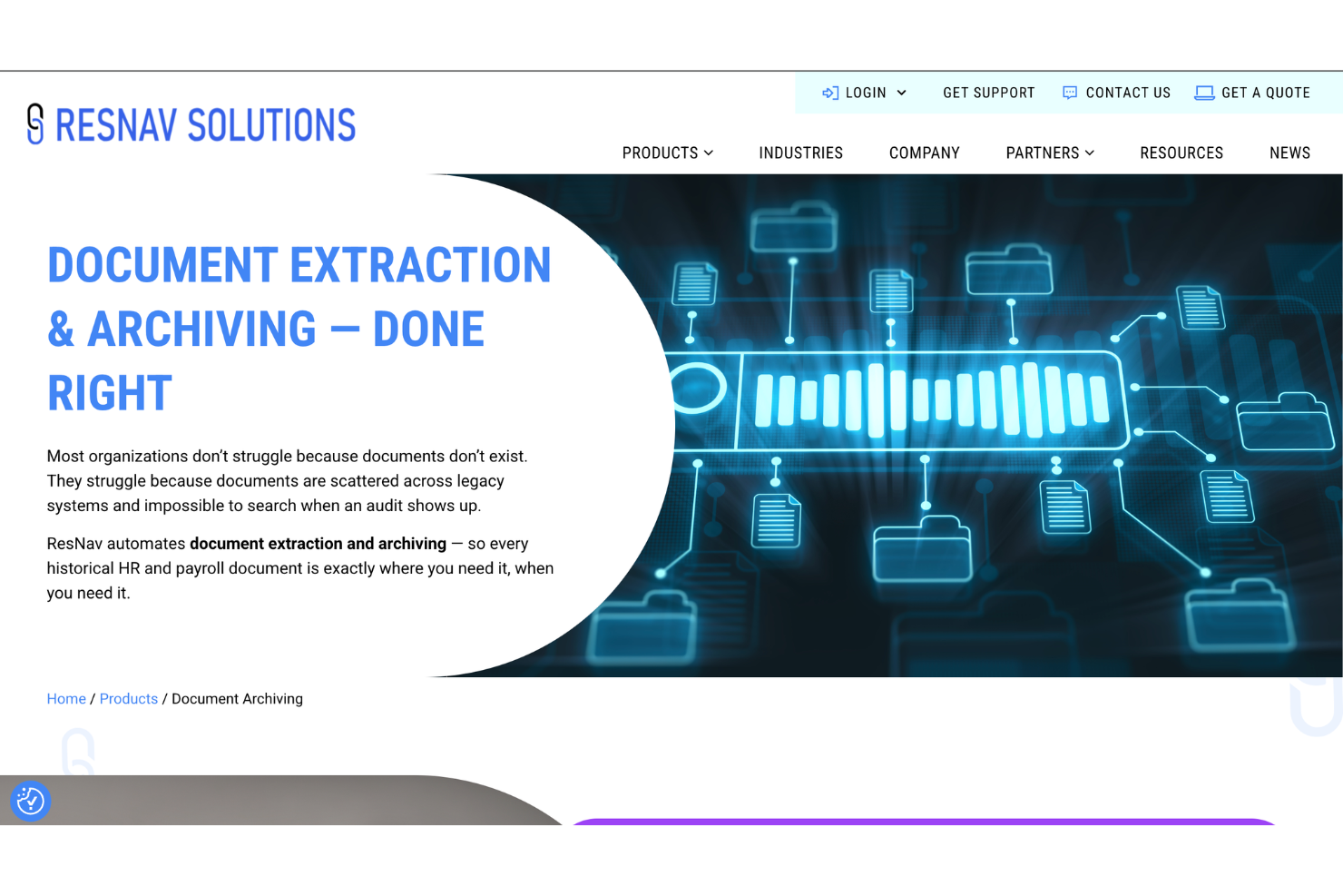 ResNav - History Link screenshot - 10 meilleurs systèmes de gestion documentaire d’entreprise pour 2026