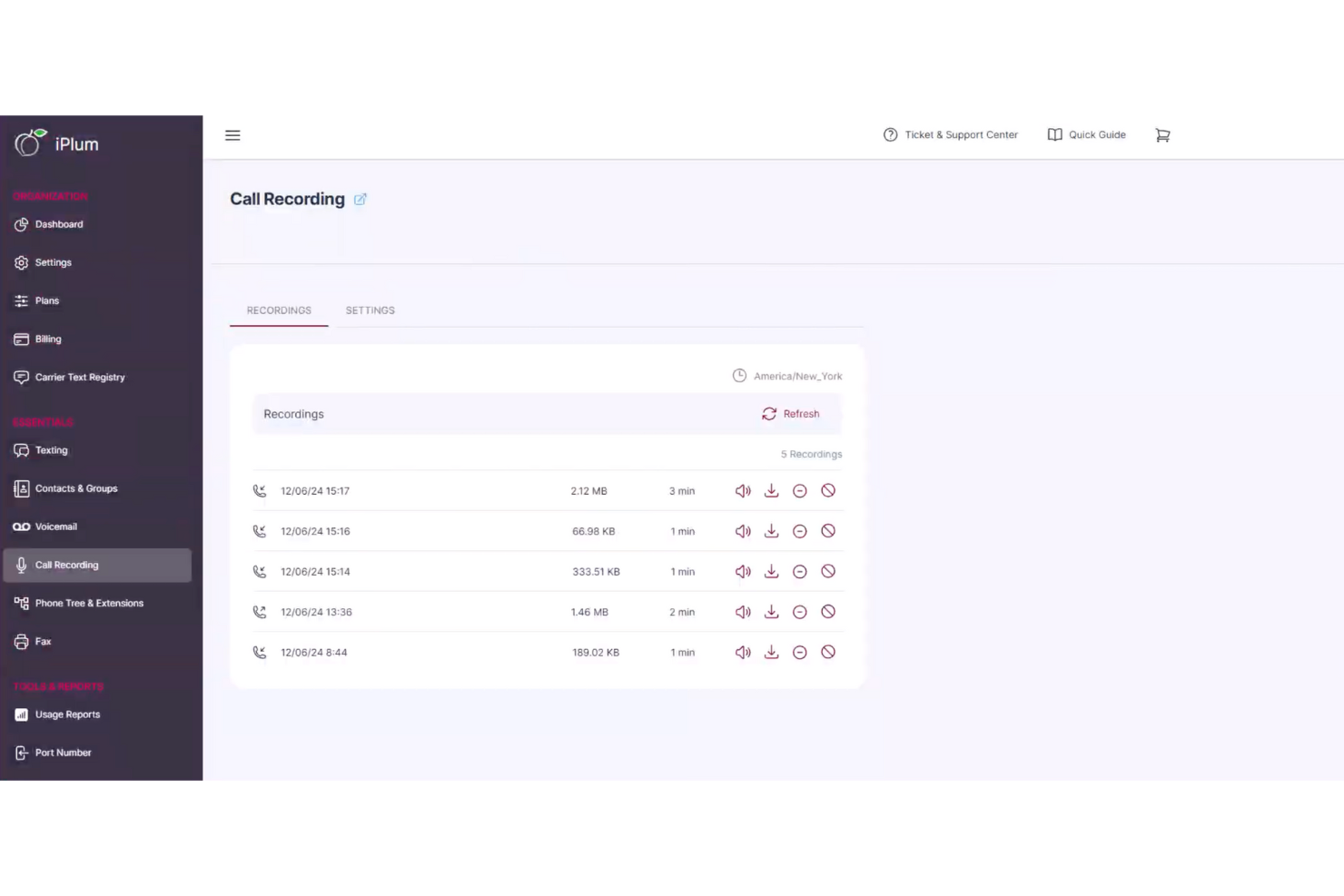 iPlum screenshot - Die 10 besten HIPAA-konformen Kollaborationstools im Test 2026