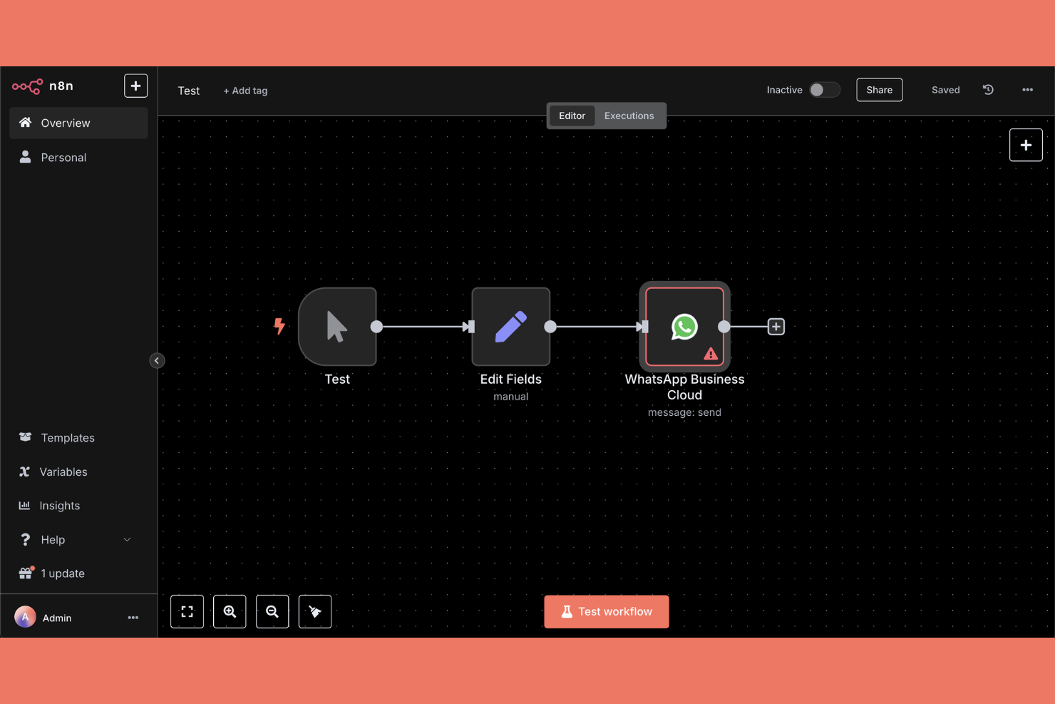 n8n screenshot - 10 Cloudbasierte Workflow-Softwarelösungen für 2026