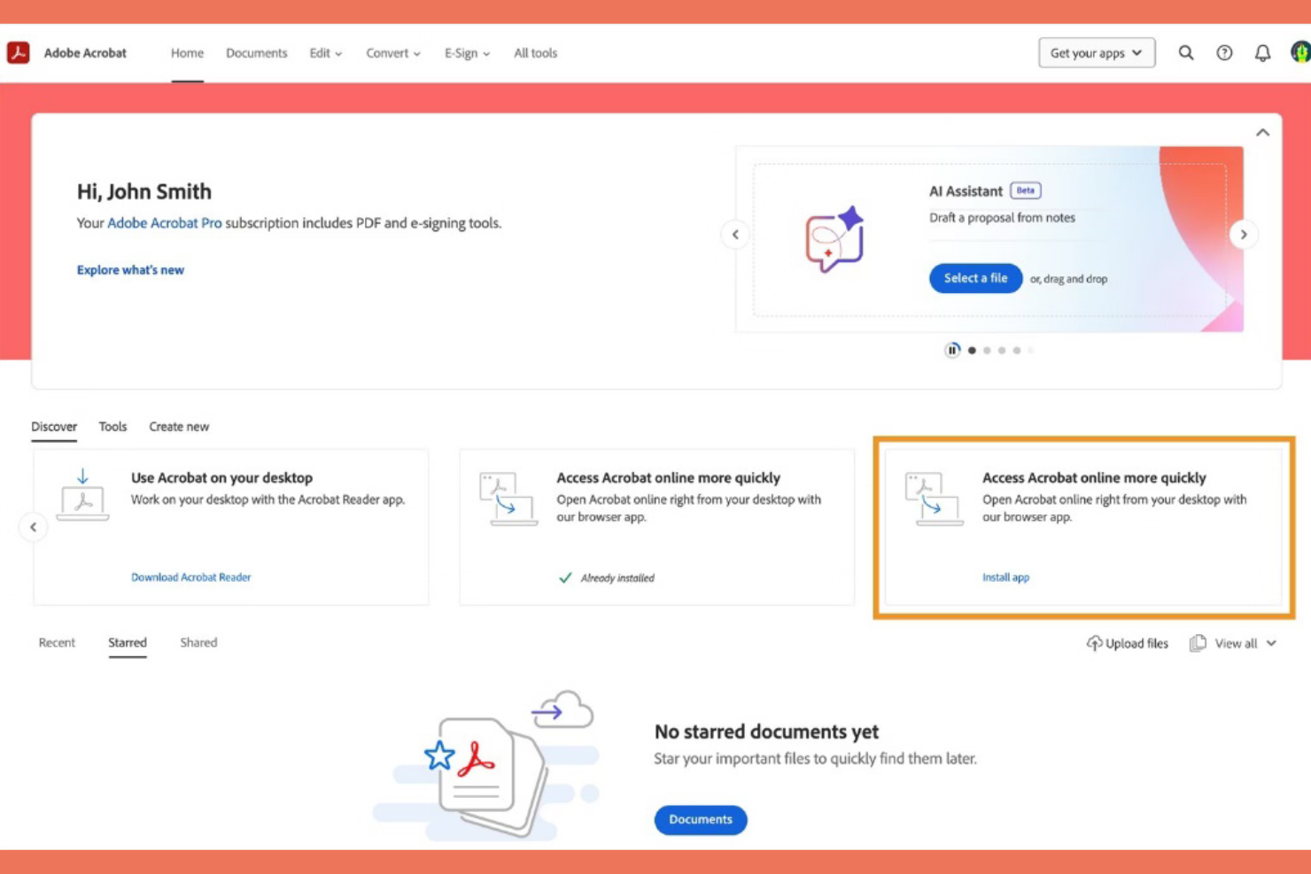 Adobe Acrobat screenshot - 10 beste SmartVault-Alternativen im Jahr 2026