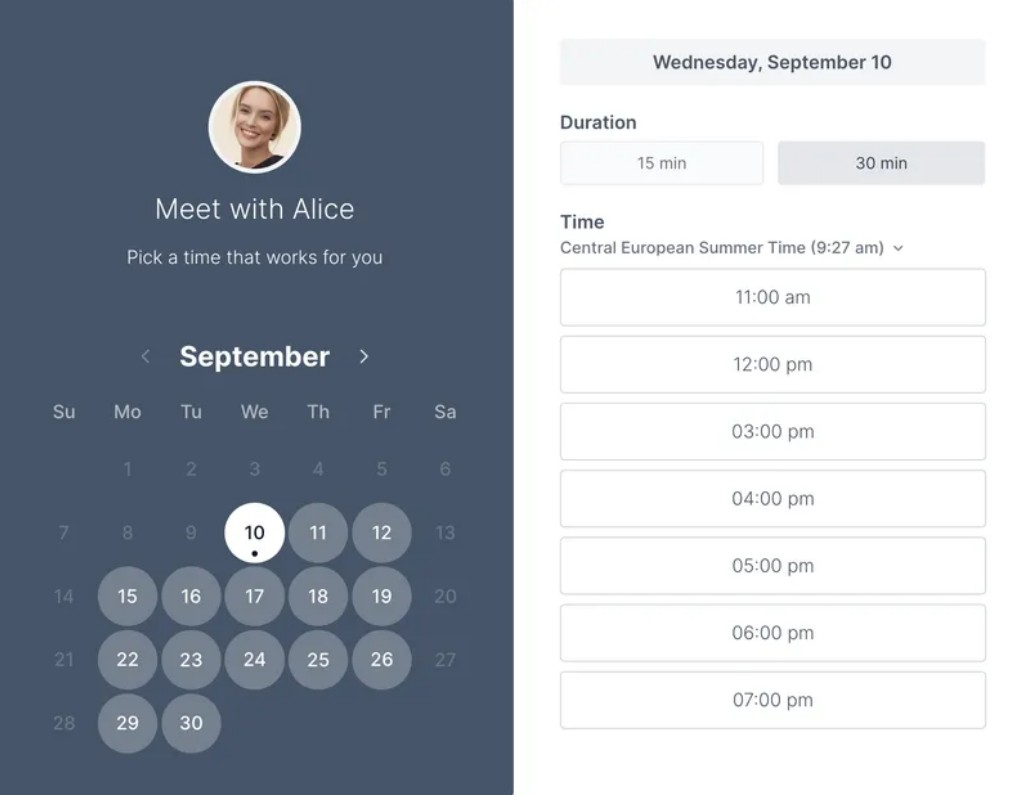 Koalendar screenshot - 22 meilleurs logiciels de calendrier évalués en 2026