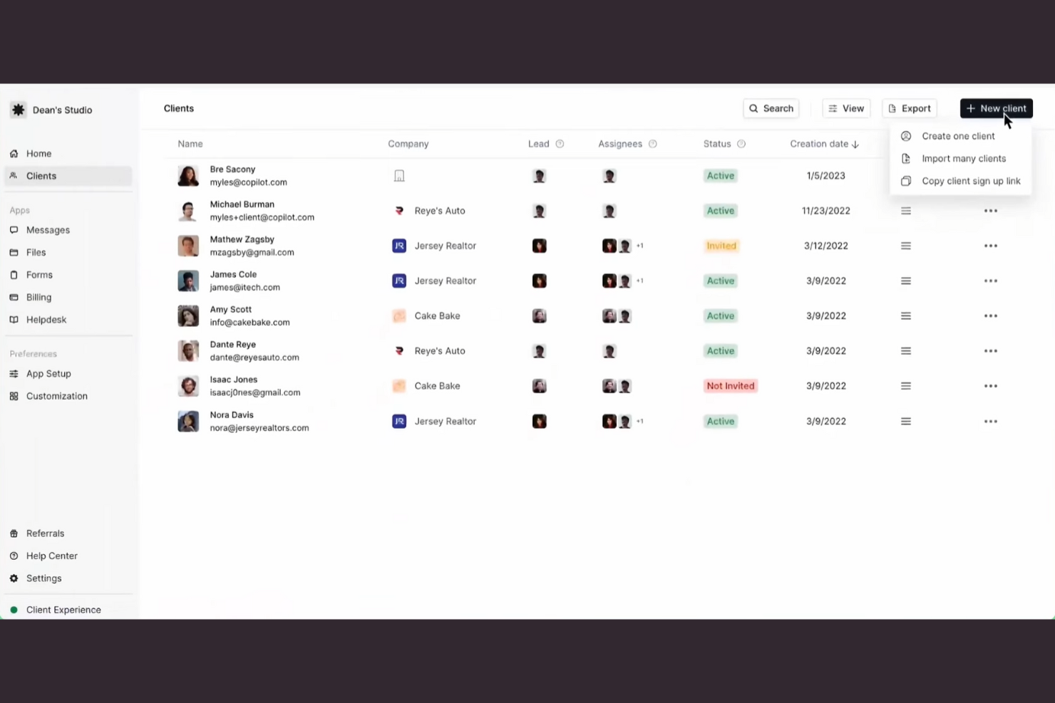 Assembly screenshot - 12 Beste SEO-Kundenmanagement-Software im Jahr 2026 bewertet