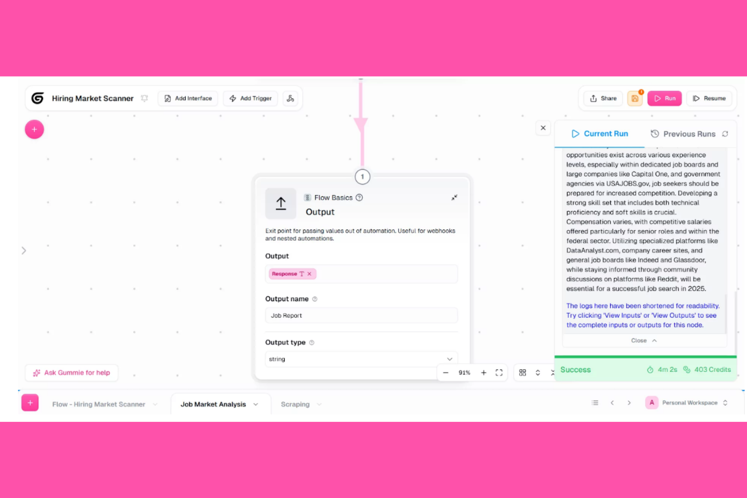 Gumloop screenshot - 14 Mejores Herramientas de Flujo de Trabajo con IA Analizadas en 2026