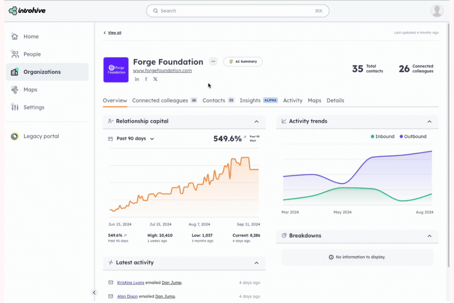 Introhive screenshot - 15 Meilleurs Outils IA pour Conseillers Passés en Revue en 2026