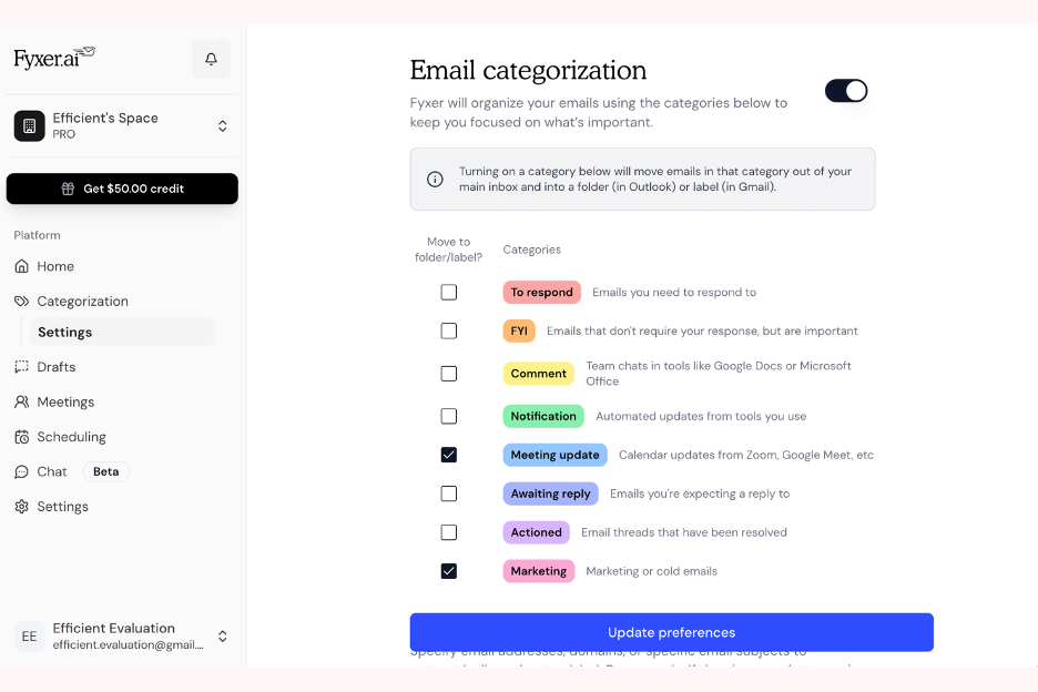 Fyxer screenshot - Die 10 besten KI-Tools für Berater im Test 2026