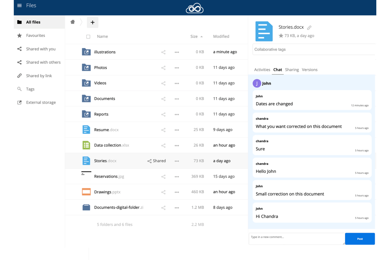 eShare.ai screenshot - 17 meilleurs logiciels de gestion documentaire IA passés en revue en 2026