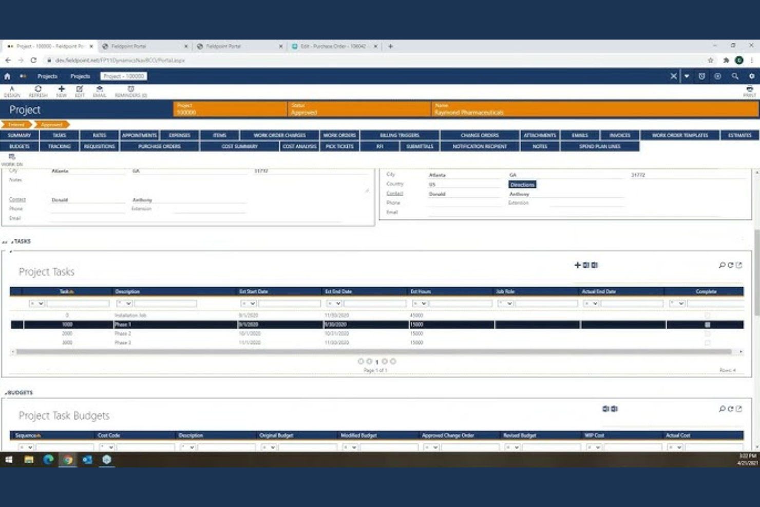 Fieldpoint screenshot - 10 Meilleurs Logiciels de Gestion de Projets HVAC Passés en Revue en 2026