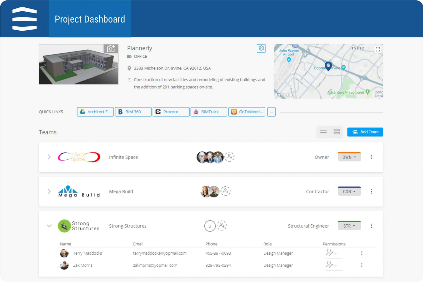 Plannerly screenshot - 12 meilleurs logiciels de gestion de projet BIM examinés en 2026