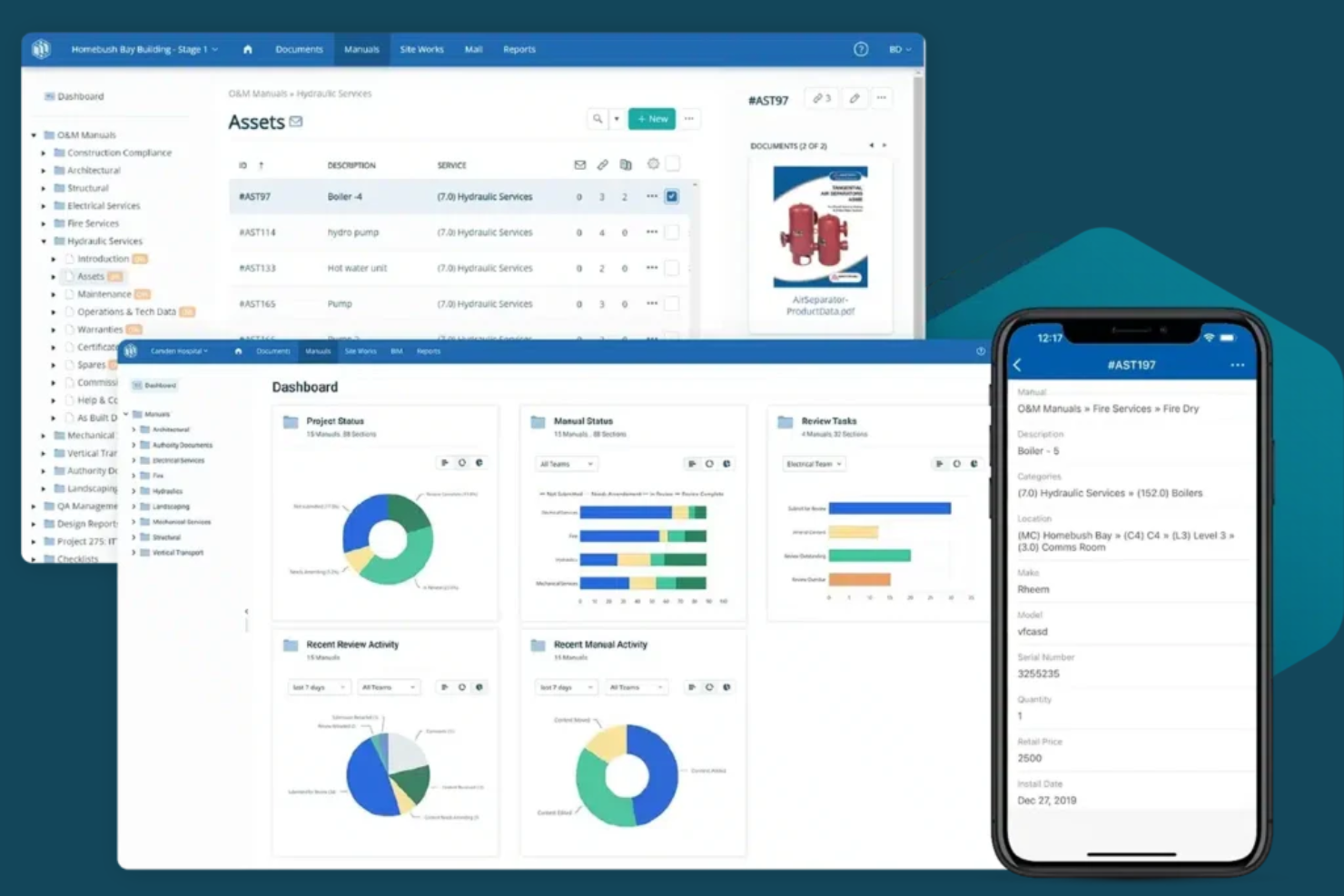 OmTrak screenshot - 12 meilleurs logiciels de gestion de projet BIM examinés en 2026