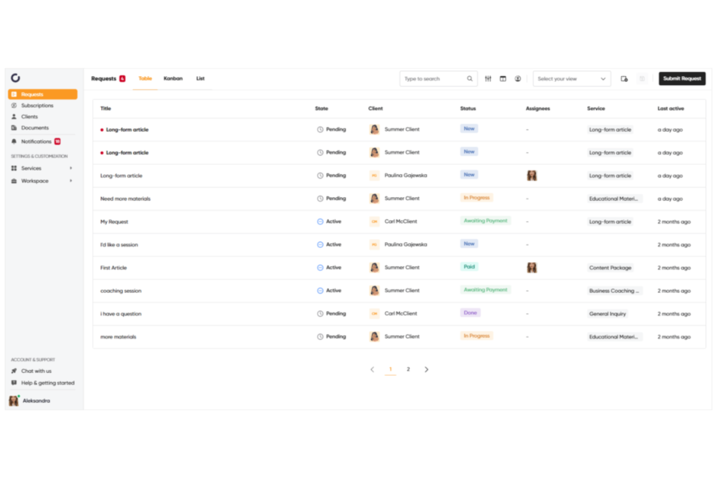 HoneyBook screenshot - 12 Beste Projektmanagement-Software für Solopreneure 2026