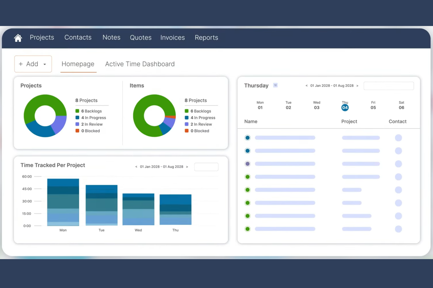 ProWorkflow screenshot - 10 Mejores Software de Gestión de Proyectos de Construcción Compatibles con Xero Revisados en 2026