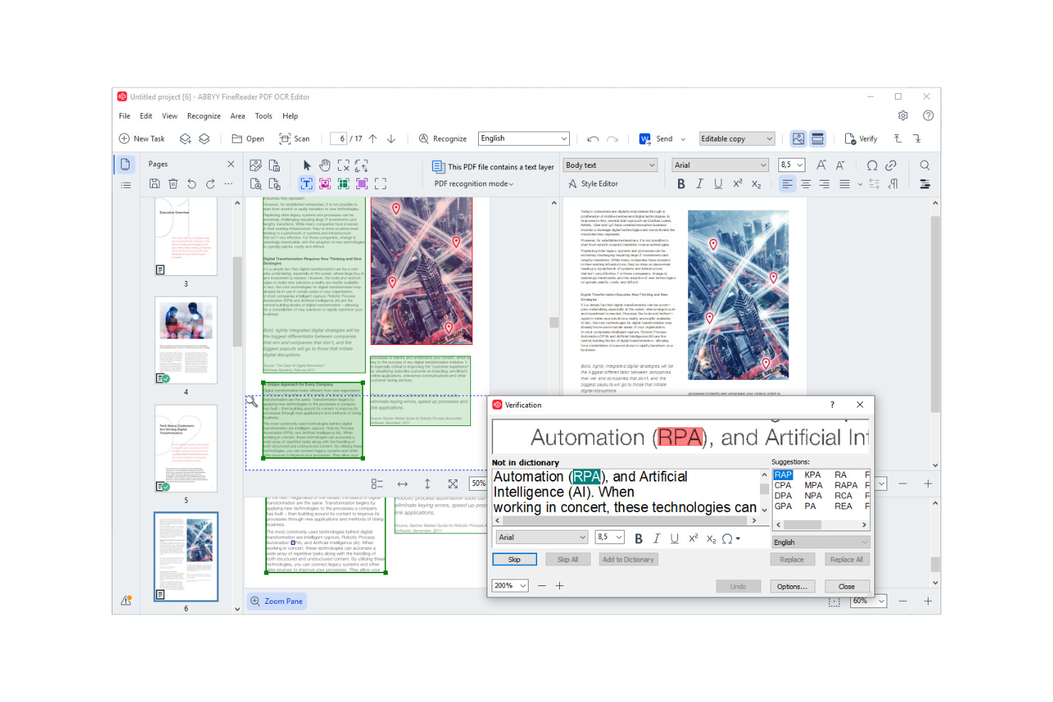 ABBYY screenshot - 13 Beste KI-Dokumentenmanagement-Software im Test 2026