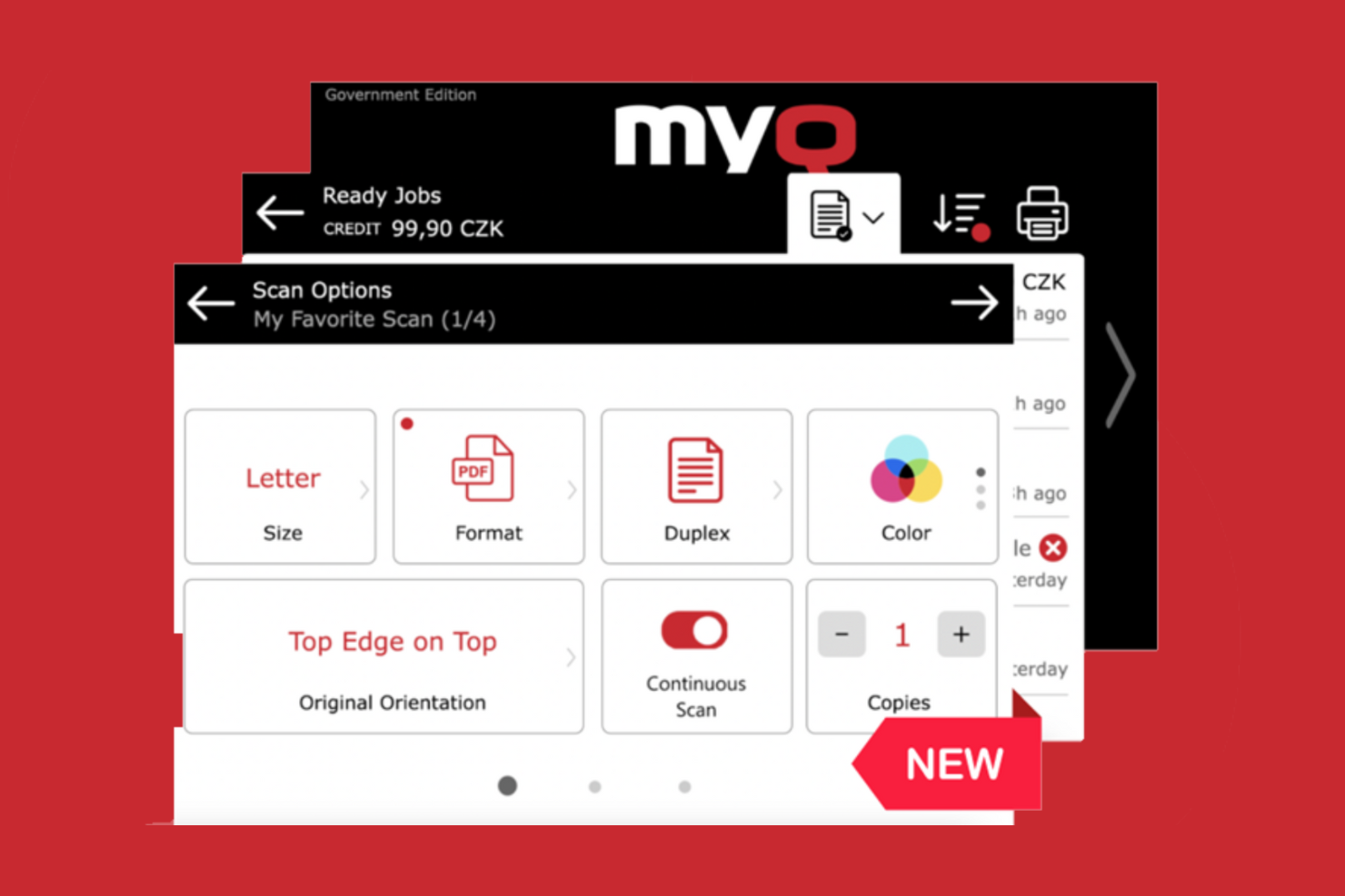 MyQ screenshot - 15 Mejores Programas para Escanear Documentos Analizados en 2026