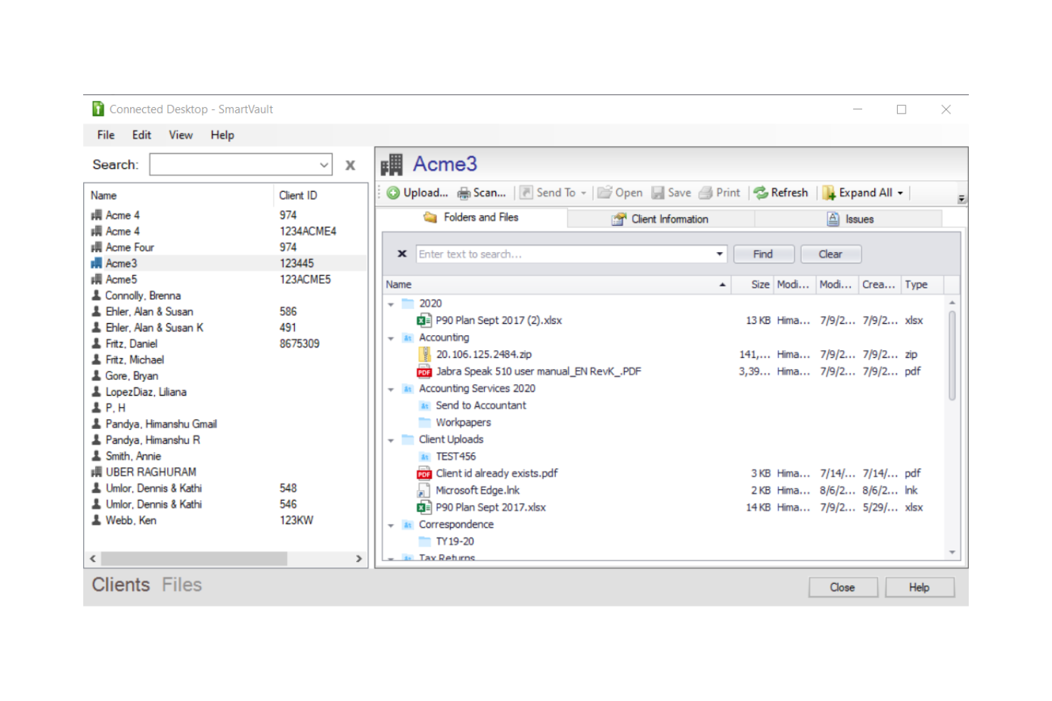 SmartVault screenshot - 9 meilleurs services de gestion de documents pour l’éducation en 2026