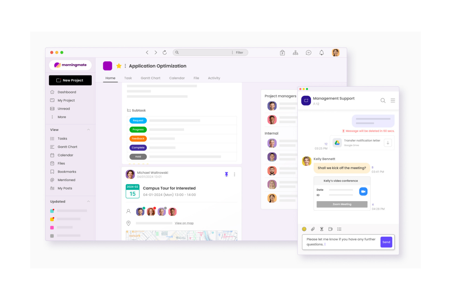 Morningmate screenshot - 19 Mejores Programas de Gestión de Proyectos para iPad en 2026