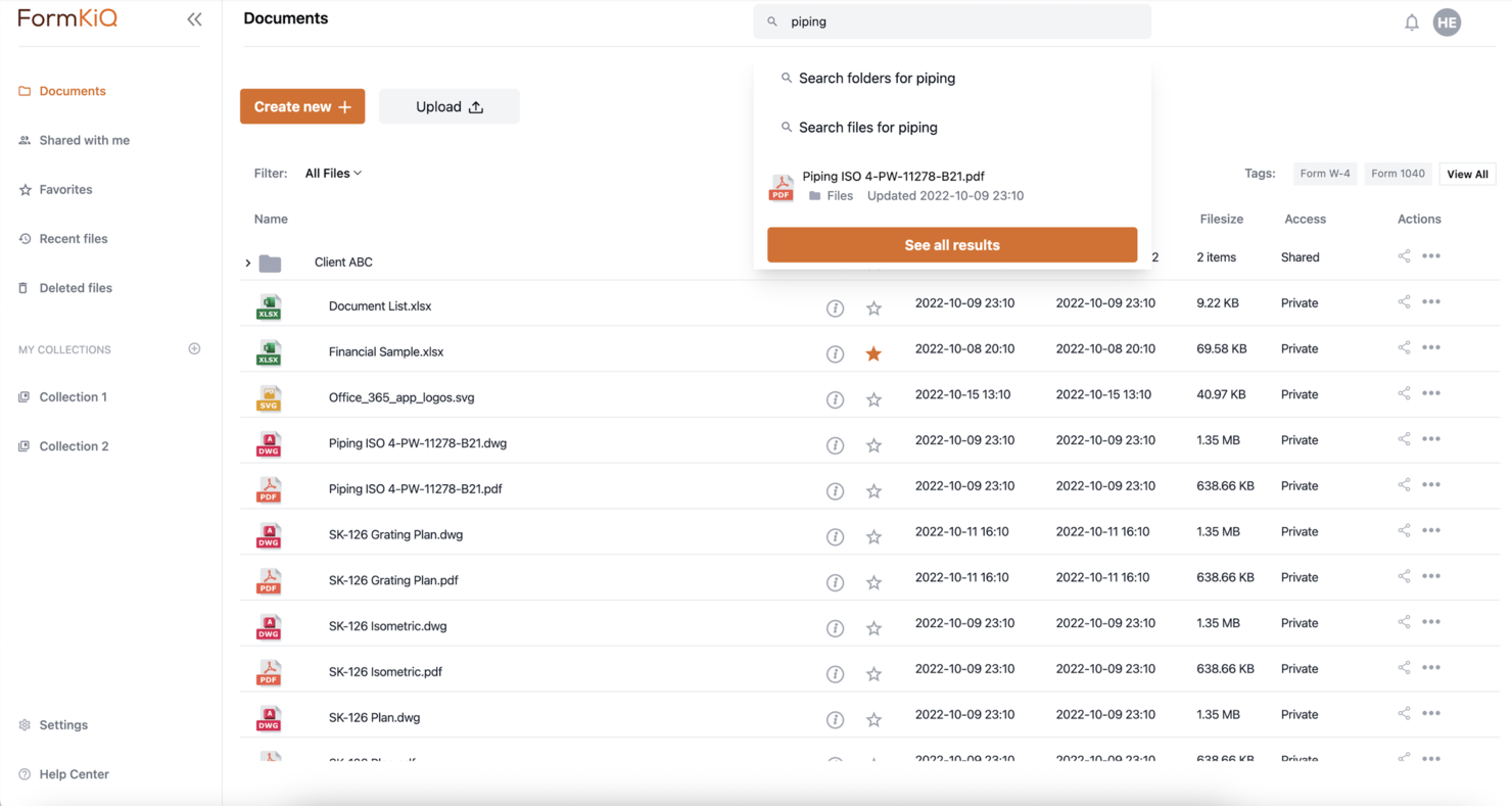 FormKiQ screenshot - 10 Mejores Software Gratuitos de Gestión de Documentos Revisados en 2026