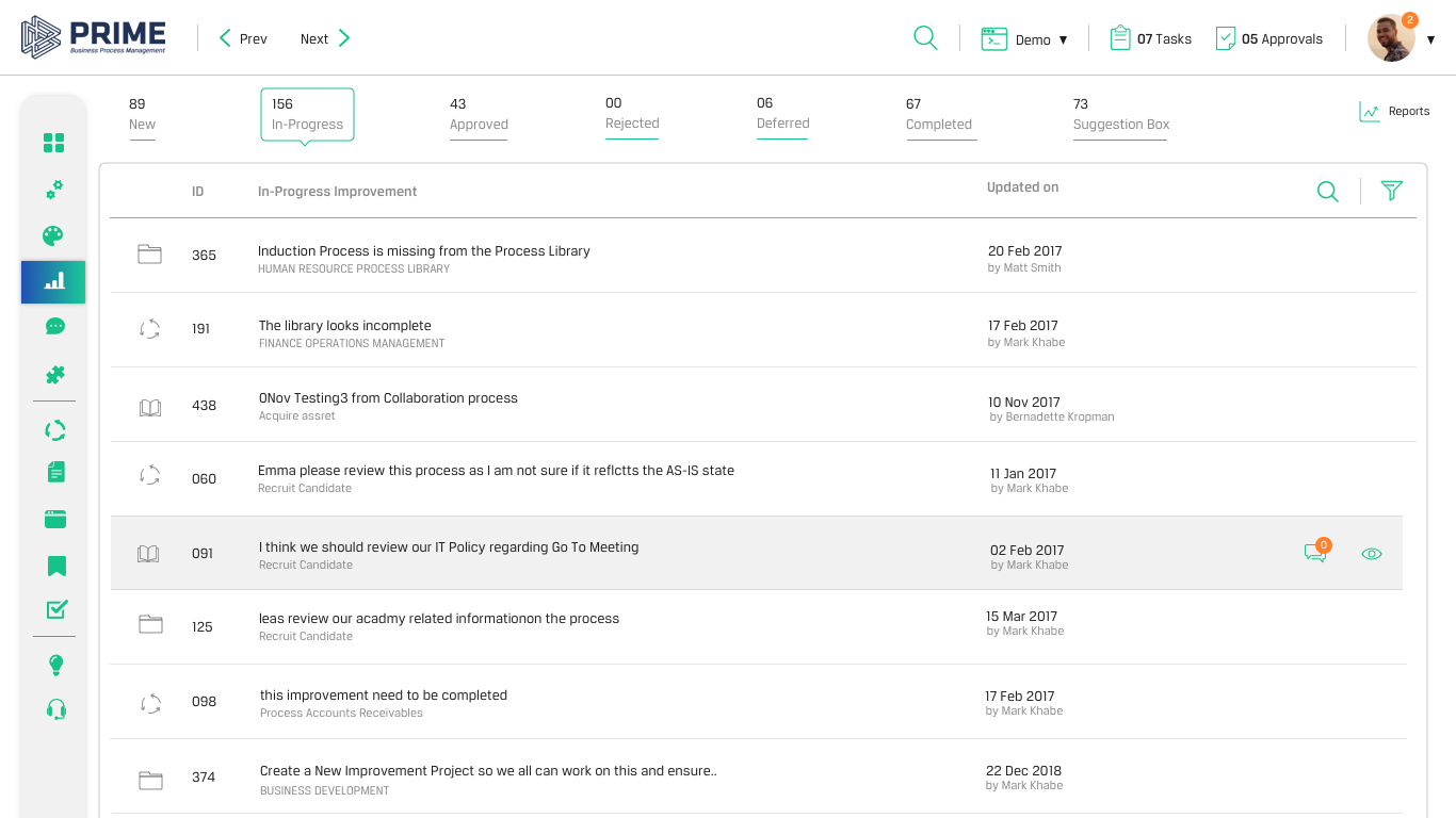 Prime BPM screenshot - 10 Mejores Software de Modelado de Procesos de Negocio Reseñados en 2026