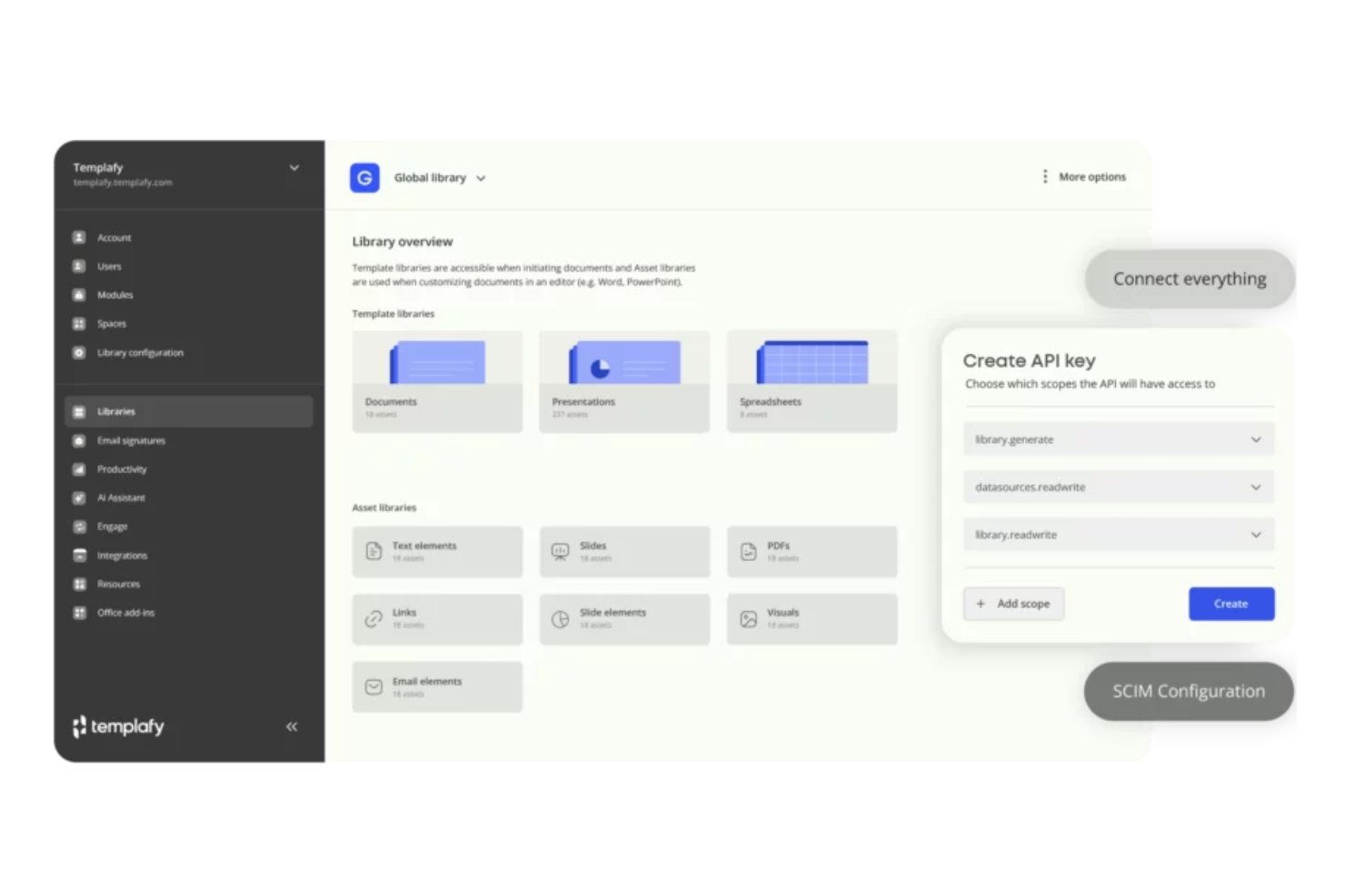 Templafy screenshot - 10 mejores software de generación de documentos analizados en 2026