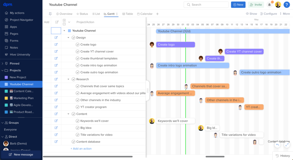 Hive screenshot - 20 Meilleurs Logiciels de Gestion de Tâches IA Passés en Revue en 2026