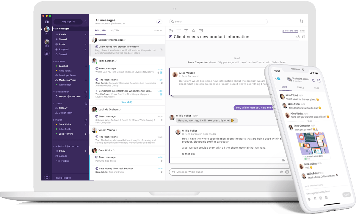 Loop Email screenshot - Les 20 meilleurs logiciels de collaboration par email analysés en 2026