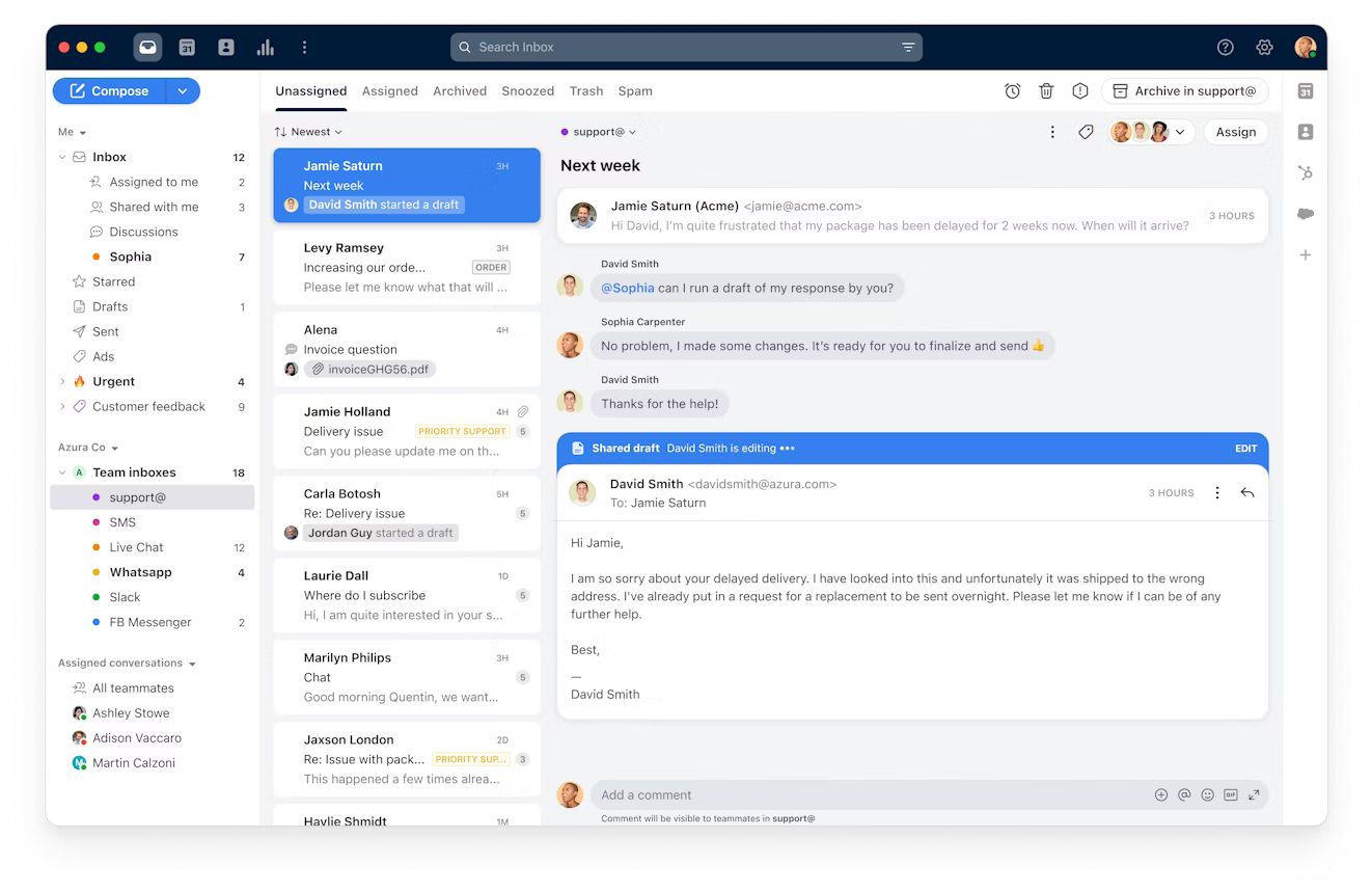 Front screenshot - Les 20 meilleurs logiciels de collaboration par email analysés en 2026