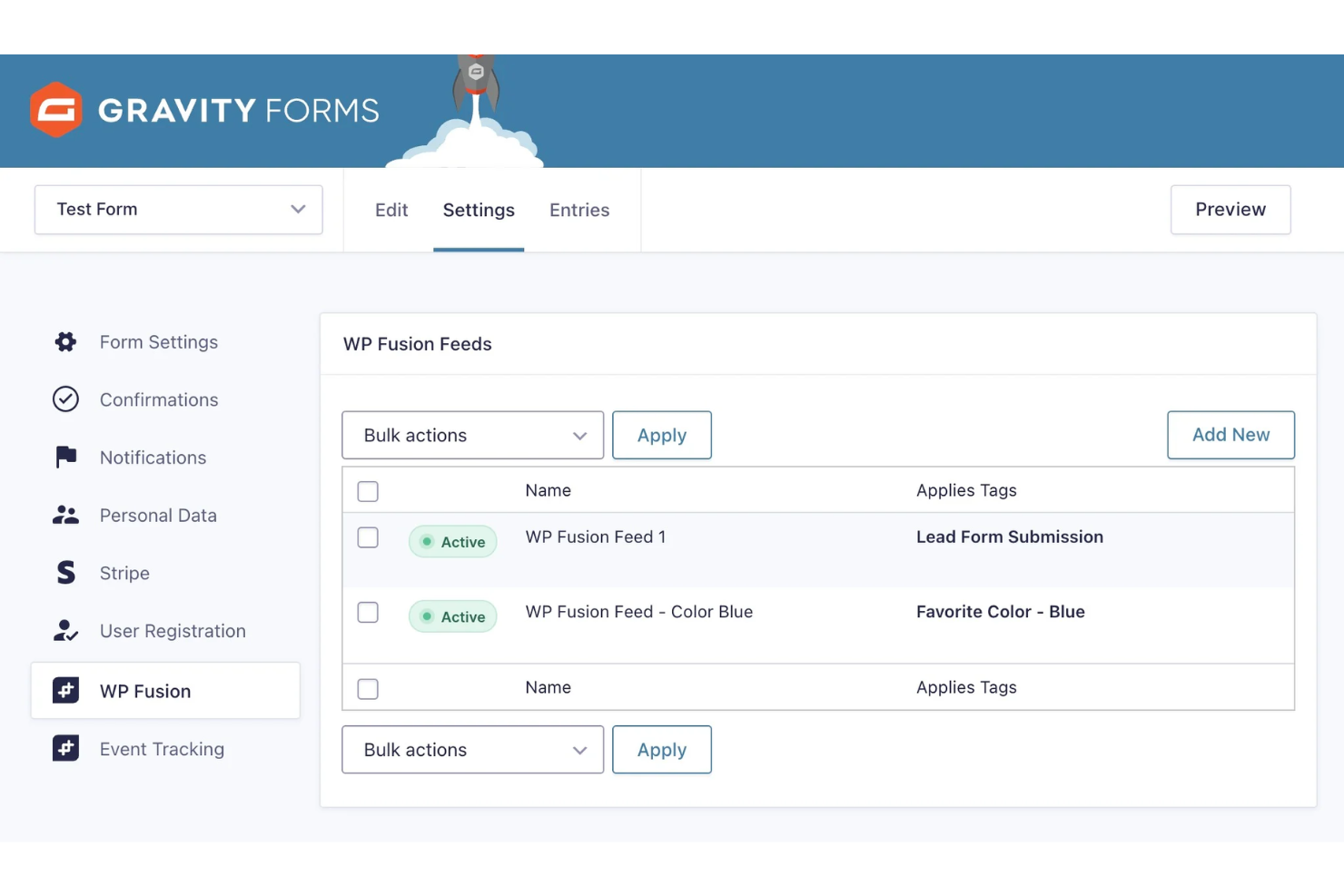 Gravity Forms screenshot - 20 meilleures alternatives à Jotform analysées en 2026