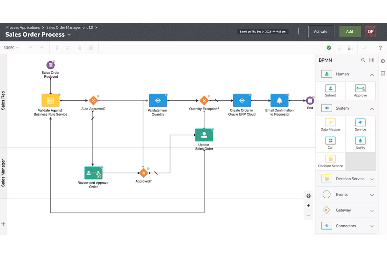 Oracle screenshot - Die 10 besten intelligenten Prozessautomatisierungssoftwares für 2026