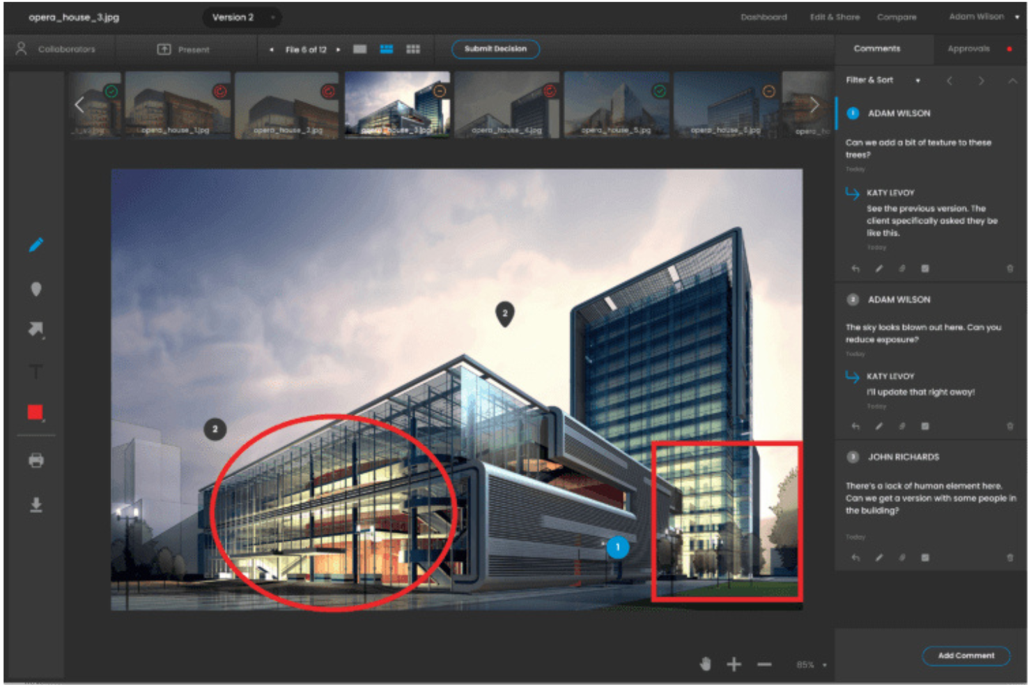 ReviewStudio screenshot - 18 mejores herramientas de colaboración en video reseñadas en 2026