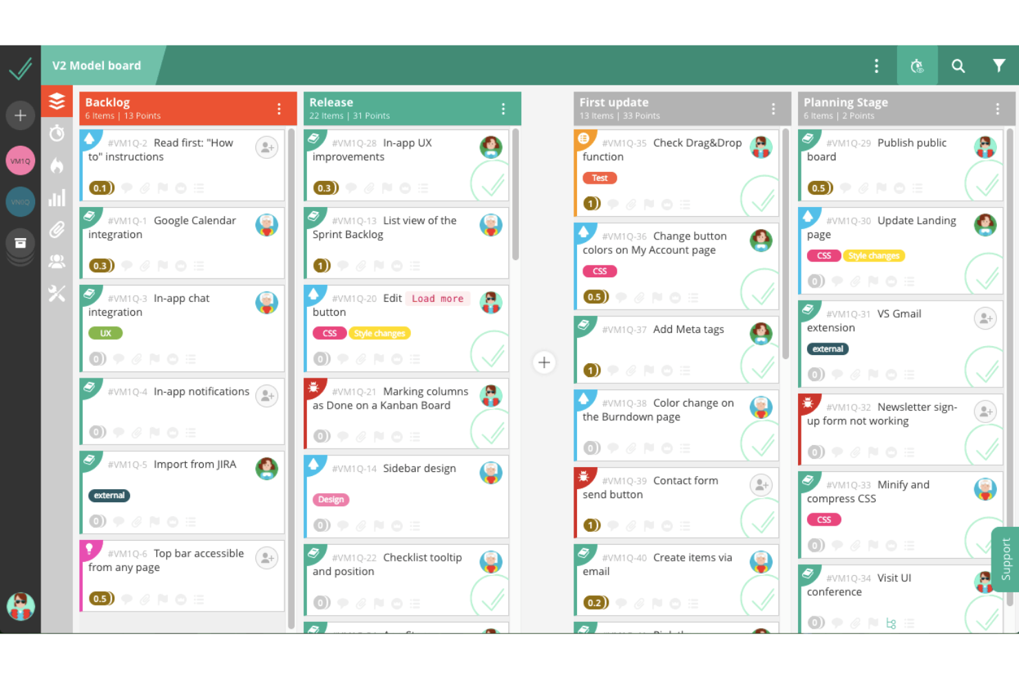 VivifyScrum screenshot - 21 Beste Agile Management-Software im Test 2026