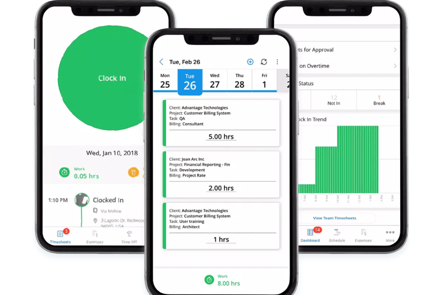 Deltek Replicon Time screenshot - 30 Mejores Programas de Seguimiento de Tiempo para Equipos Remotos en 2026